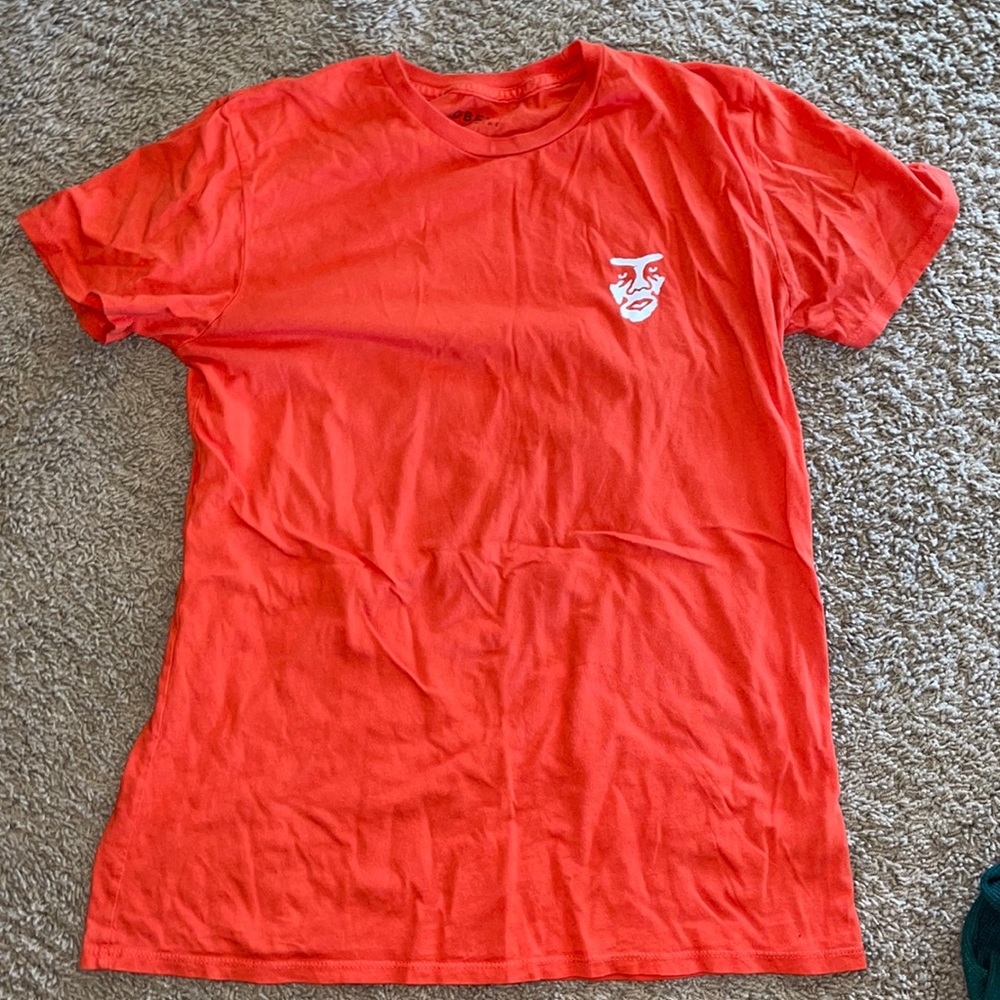 Obey orange Tee